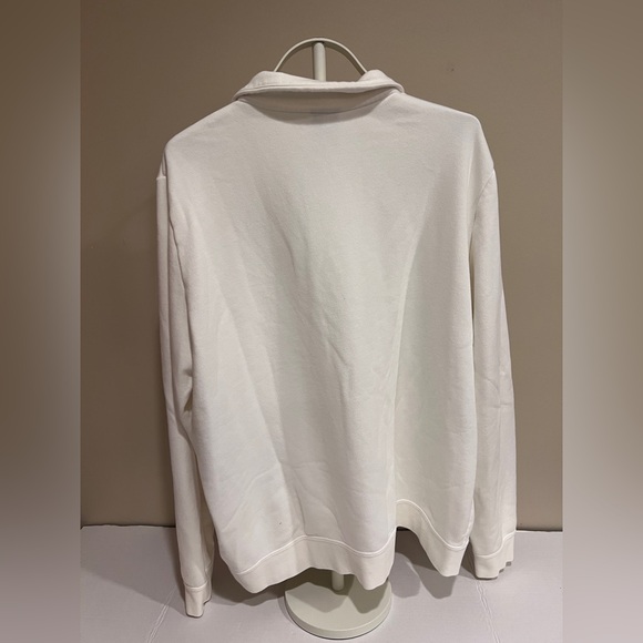 Women's Nike Classic White Sportswear Club Fleece Quarter-Zip Sweatshirt XL - Picture 3 of 7